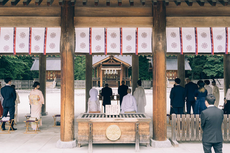 日本伝統の美しい「神前式」を
もっと多くの方に!
オズブライダル和婚PLAN