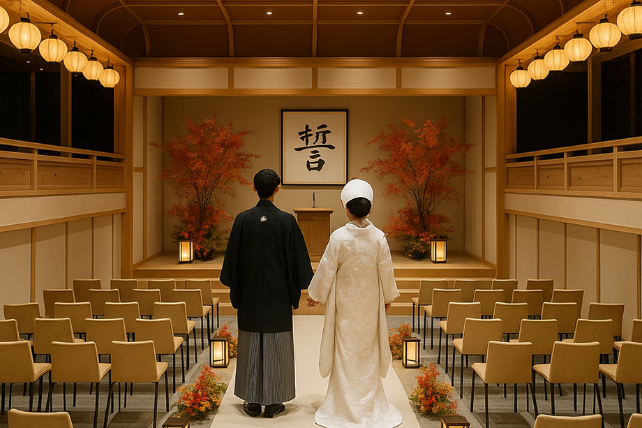和装&洋装コラボPLAN「小江戸甲府 和の人前式+ホテルパーティー」