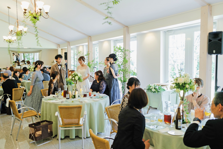 ホール＆ガーデンルームウェディング